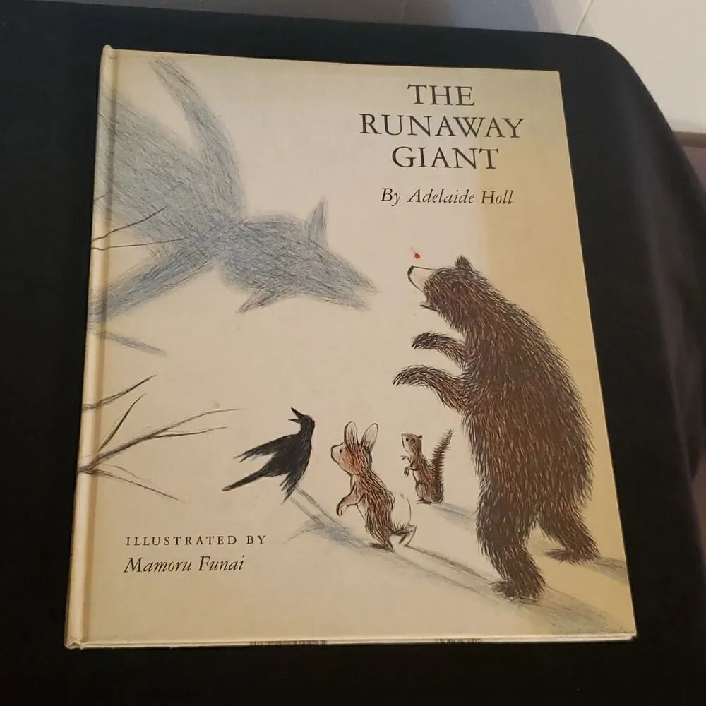 💚3/$20 Vintage Children's Book "THE RUNAWAY GIANT" by Adelaide Holl (196